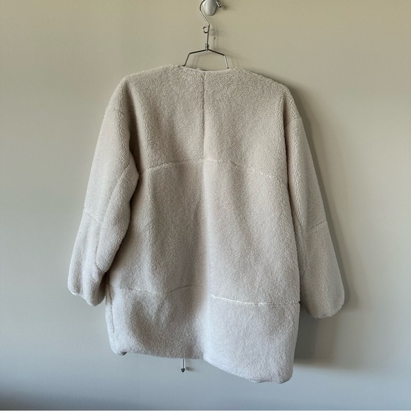 Lululemon Collarless Textured Fleece Full Zip Size 2 - Picture 3 of 3